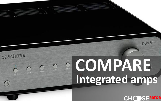 Compare integrated amplifiers