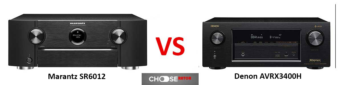 Marantz SR6012 vs Denon AVR-X3400H