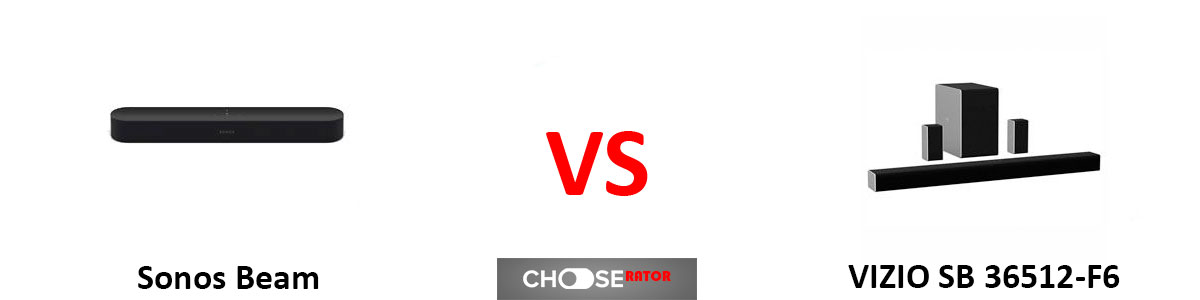 Sonos Beam vs VIZIO SB36512-F6