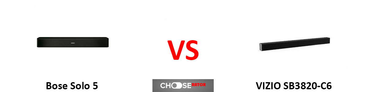 VIZIO SB3820-C6 vs Bose Solo 5