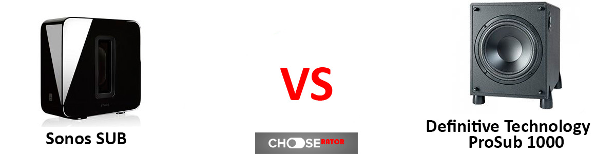 Sonos SUB vs Definitive Technology ProSub 1000