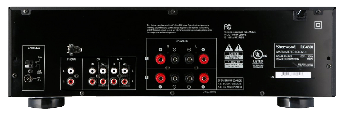 Sony STR-DH190 vs Sherwood RX-4508 comparison