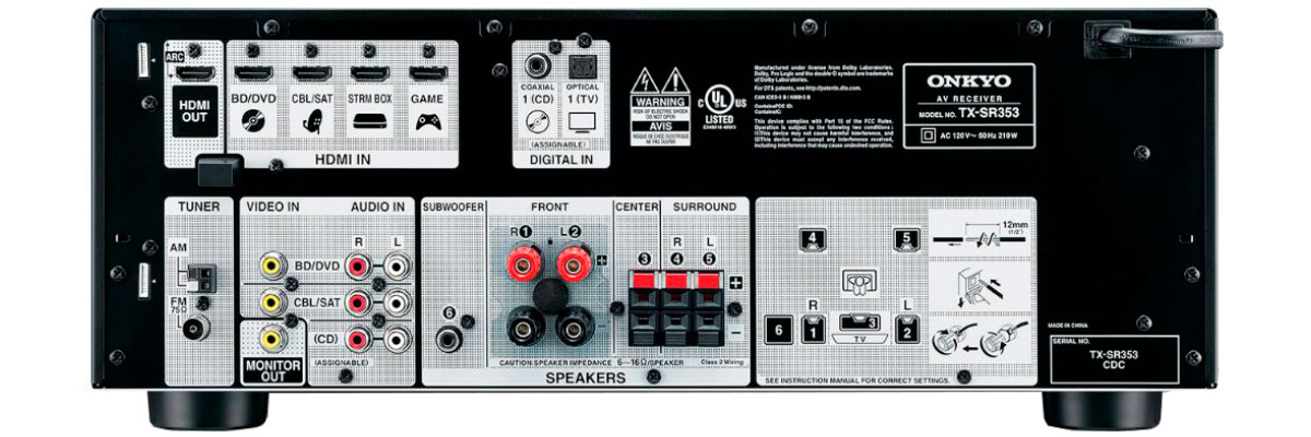 Onkyo TX-SR353